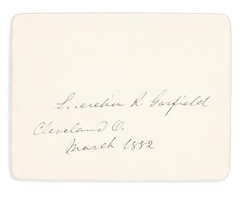 ARTHUR, CHESTER A. Signature, C.A. Arthur, endorsing check payable to him by L.S. Chatfield in the amount of $96.15